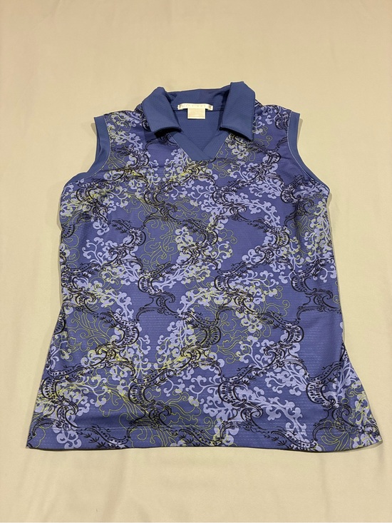 Nike Tops - Nike Golf Womens Tank Top Sphere Dry Purple Floral Graphic Size Medium